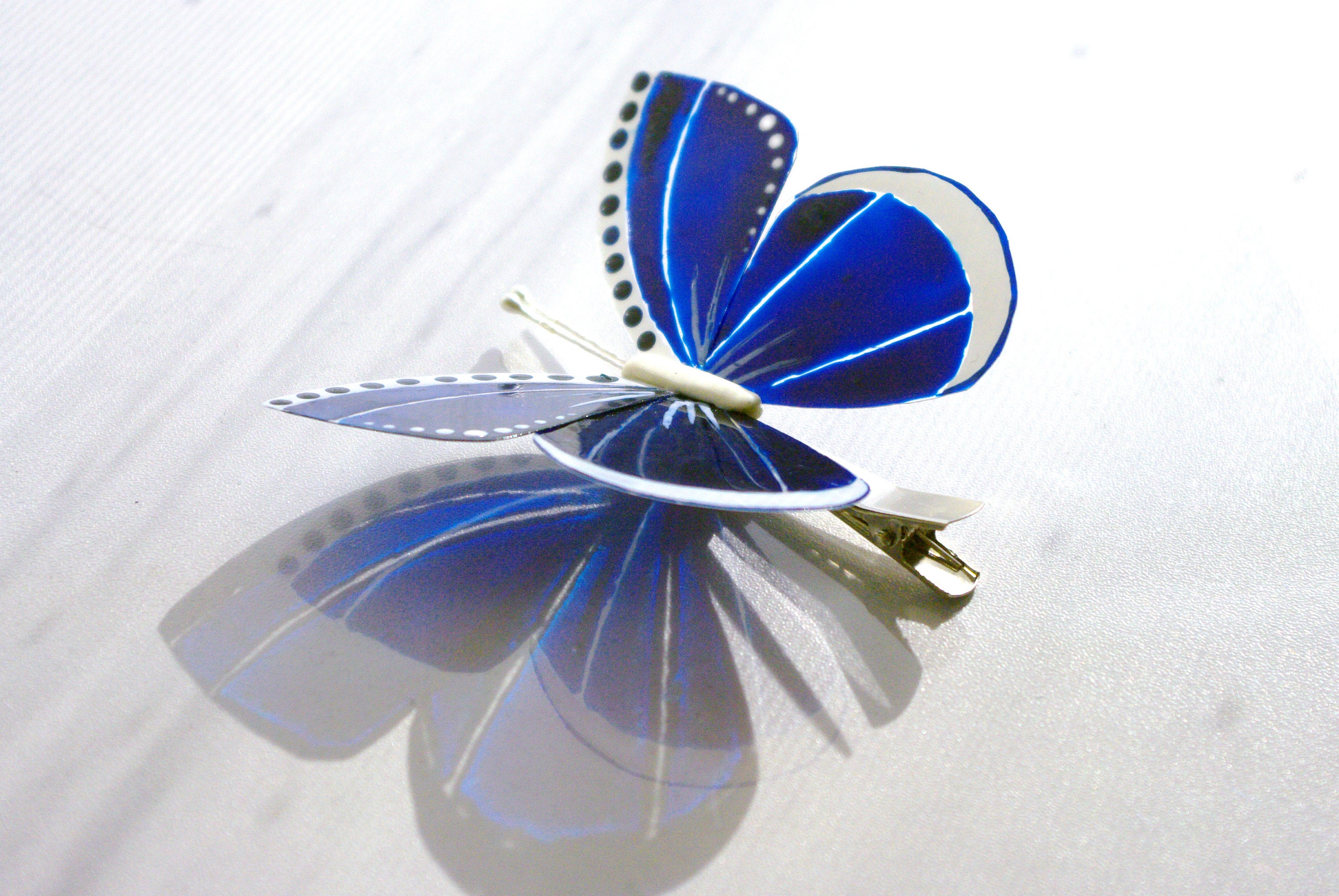 Butterfly Suncatcher Hair Clip Bridal Shower Favor Acetate Sheet