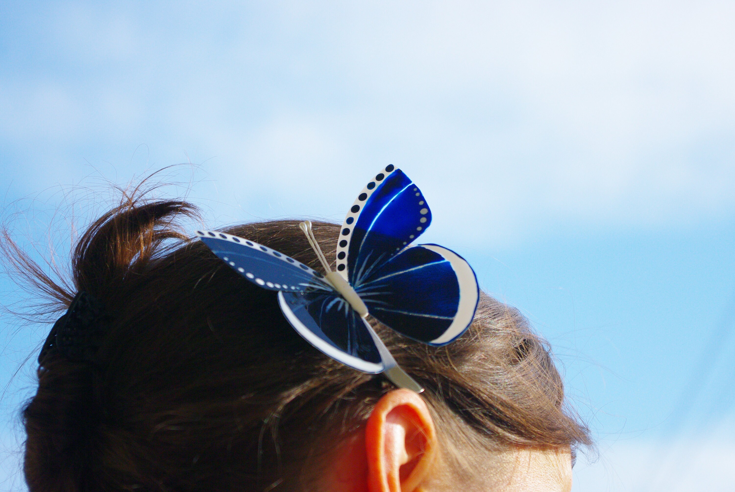 Butterfly Suncatcher Hair Clip Bridal Shower Favor Acetate Sheet