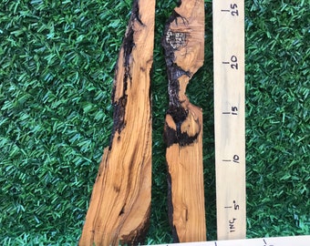 Unique Wood slice wood Raw Edge Resin Handmade Turkish Wood Planks Live Edge Plate Unfinished Wood 2pcs Plank     28,5"x10,5"x1,16"inches