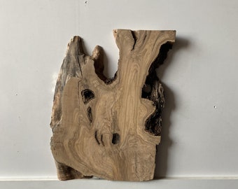 Unique Wood slice wood Raw Edge Resin Handmade Turkish Wood Planks Live Edge Plate Unfinished Wood 1pcs Plank    20"x16"x1.5"inches