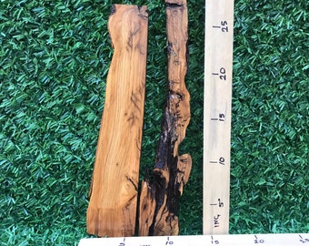 Unique Wood slice wood Raw Edge Resin Handmade Turkish Wood Planks Live Edge Plate Unfinished Wood 2pcs Plank 30"x11"x1.57" inches