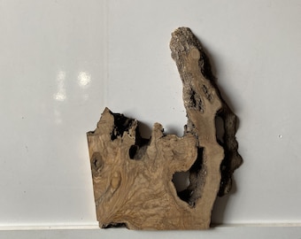 Unique Wood slice wood Raw Edge Resin Handmade Turkish Wood Planks Live Edge Plate Unfinished Wood 1pcs Plank 21"x16"x1.5" inches