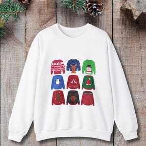 Christmas Jumper Sweatshirt, Festive, Cozy Crewneck, Holiday Pullover, Ugly Christmas Sweater, Comfortable Jumper, Warm Winter Top