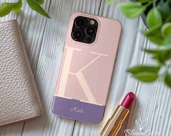 Custom NAME phone case - Initial phone case - Personalized case - for iPhone 15, 14, 13, 12, 11 Pro, Plus, Max - Gift for her - Kate