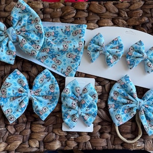Elsa hair bow