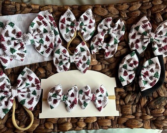 Christmas hair bows
