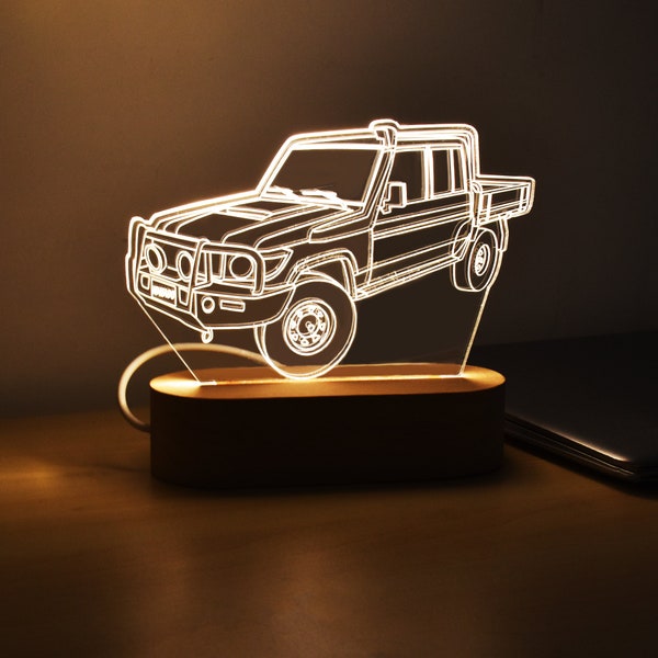 Custom 3D Car Sketch Night Light, Personalized Car Guy Gift, 3D Photo Lamp, Super Car Truck Motorcycle Night Lamp, Bedroom Lamp for Boy Him