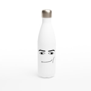 Roblox Man face mug stainless steel bottle gift, roblox man face steel bottle, metal gym bottle roblox man face, roblox mug, bloxy cola