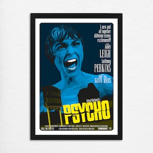 Psycho - Alternative Film Poster - Horror Movie Poster
