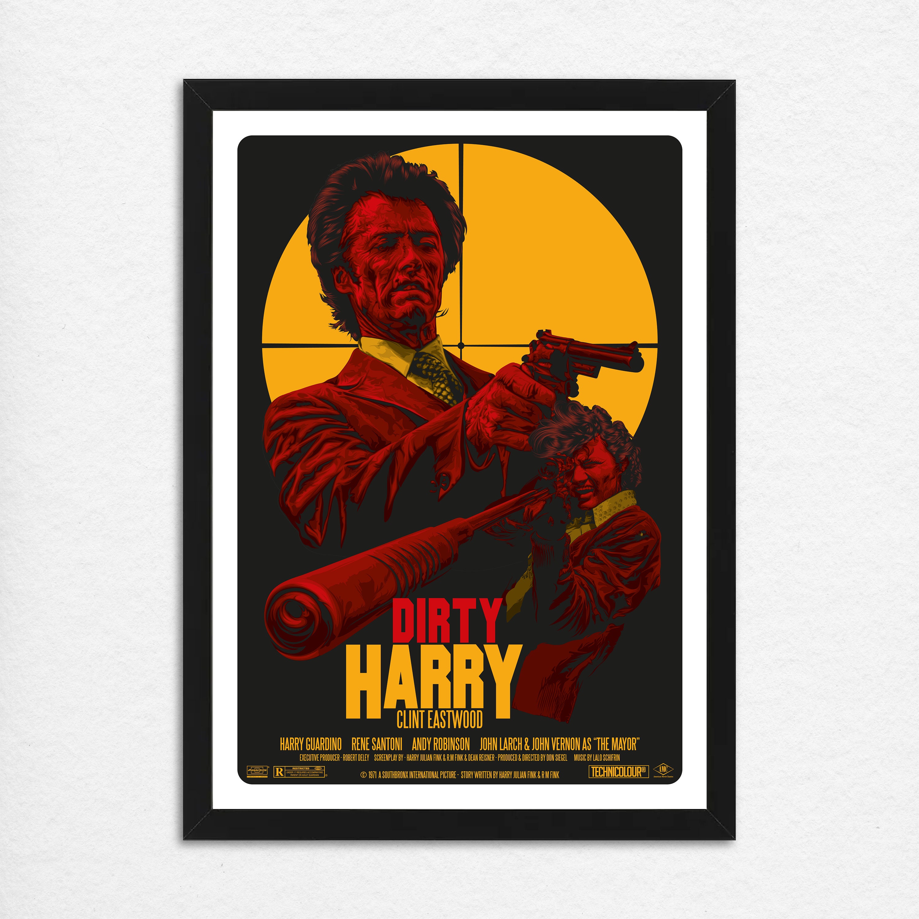 Dirty Harry (1971) - Alternative Film Poster - Harry Callahan