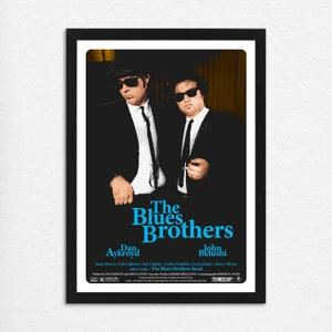 The Blues Brothers (1980) - Poster del film alternativo - Chicago - Musica Blues