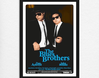 The Blues Brothers (1980) - Alternative Film Poster - Chicago - Blues Music