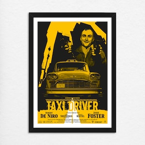 Taxi Driver Movie Poster in Various Sizes - Etsy