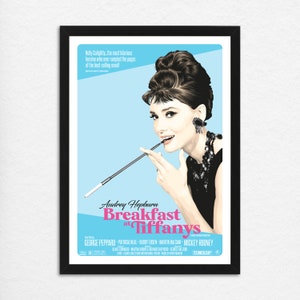 Breakfast at Tiffany&#39;s - Alternative Film Poster - Audrey Hepburn