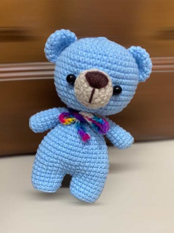 Hypoallergenic Toy Amigurumi Teddy Bear Toy for Children Gift for Birthday Animal Plushies Etsy UK