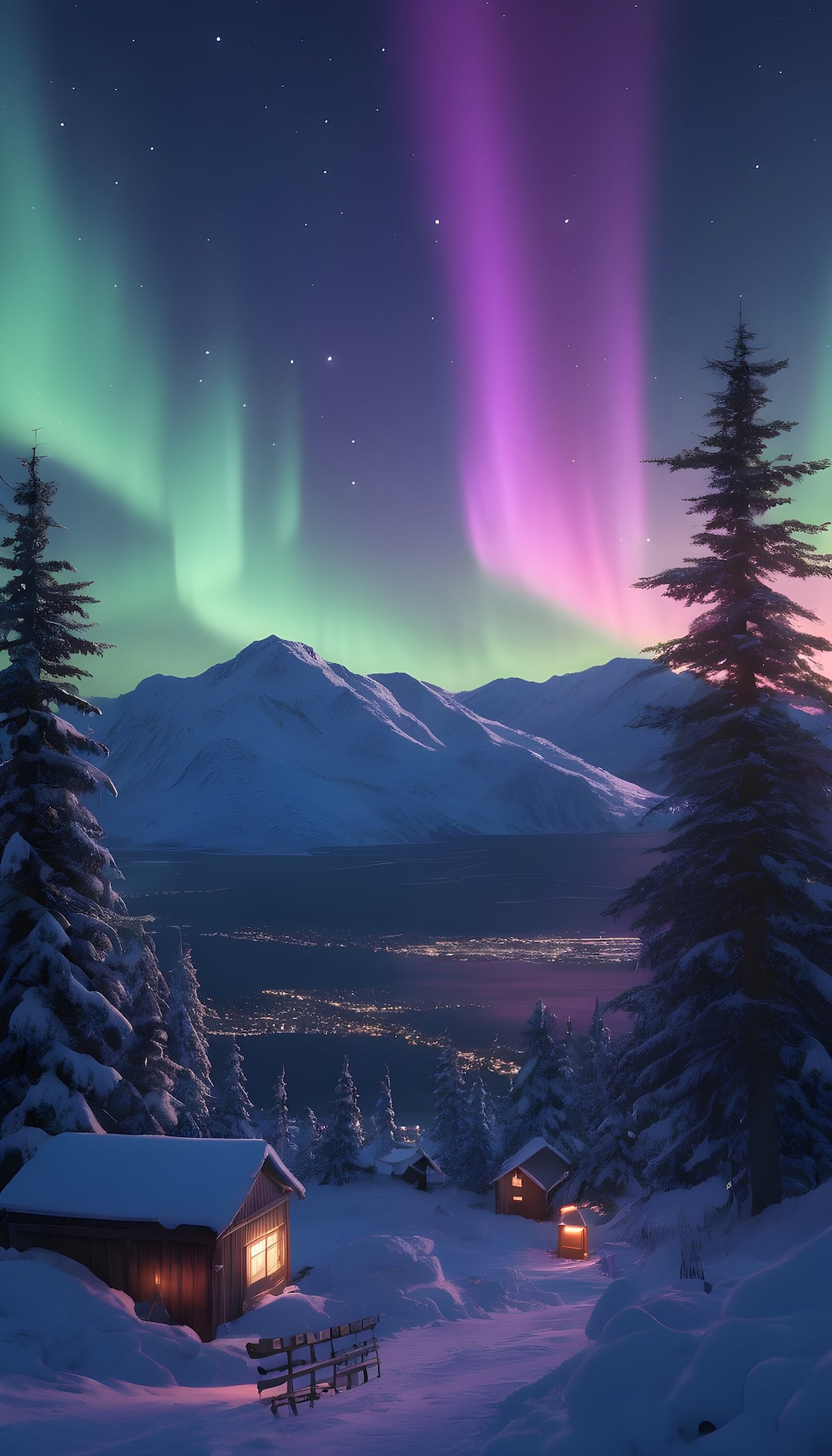 Northern Lights 4k Wallpaper - Etsy