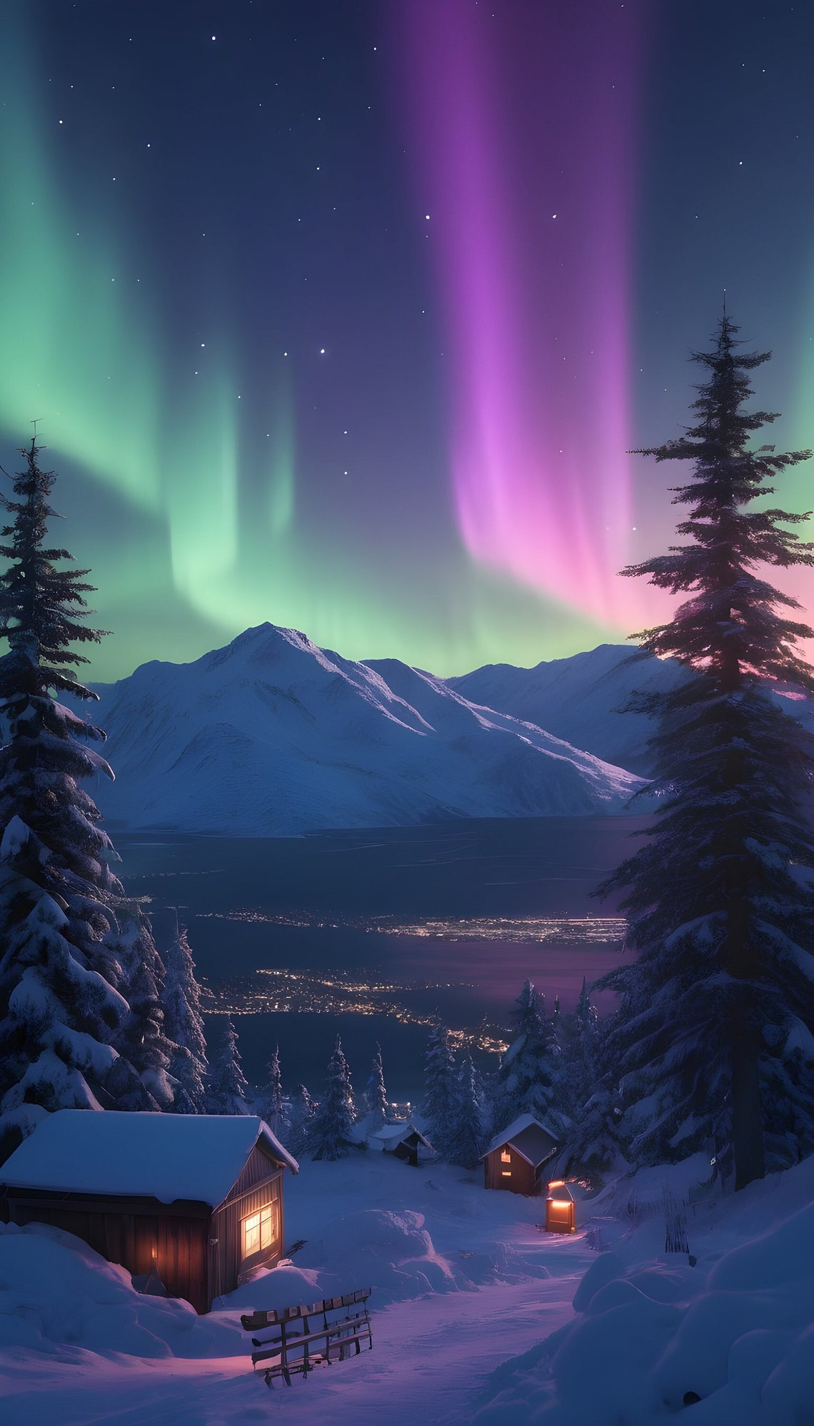 Northern Lights 4k Wallpaper - Etsy