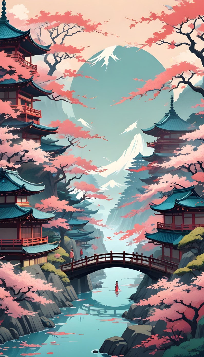 Aesthetic Temple of Japan 4k Wallpaper - Etsy