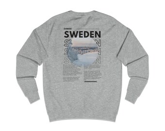 Sweden Sweatshirt | Snow | Travel Sweater | City Design | Pullover | Sweden Design | Sverige