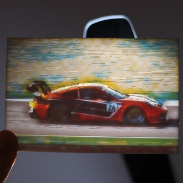 Multi-colored Personalized Lithophane from 3D Printing - Individual Photo