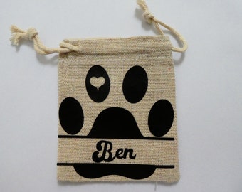 Dog treat bag, pocket size