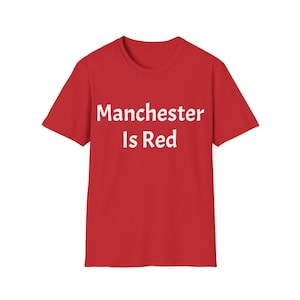 Manchester United T-Shirt  Man Utd Fan Shirt Gift for Him Gift for her Football Supporter Tee  United Till I Die