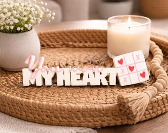 3D Printed You Won My Heart | Valentine Gift Shelf Decor