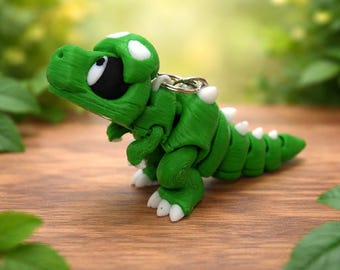 Flexi T-Rex Keychain – Articulated 3D Printed Dinosaur