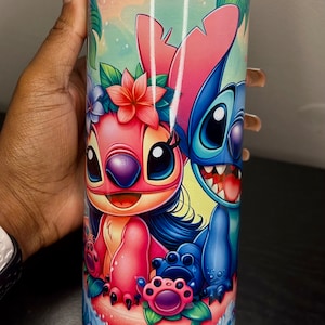 20 Unzen Stitch and Angel Becher, Disney Cartoon Becher