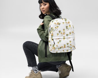 Floral Bikes Backpack