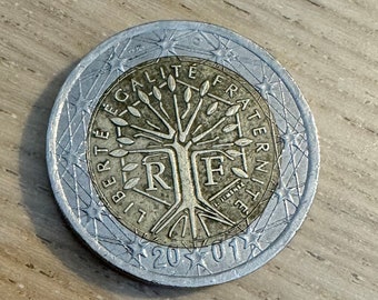 2 Euro Coin France 2001