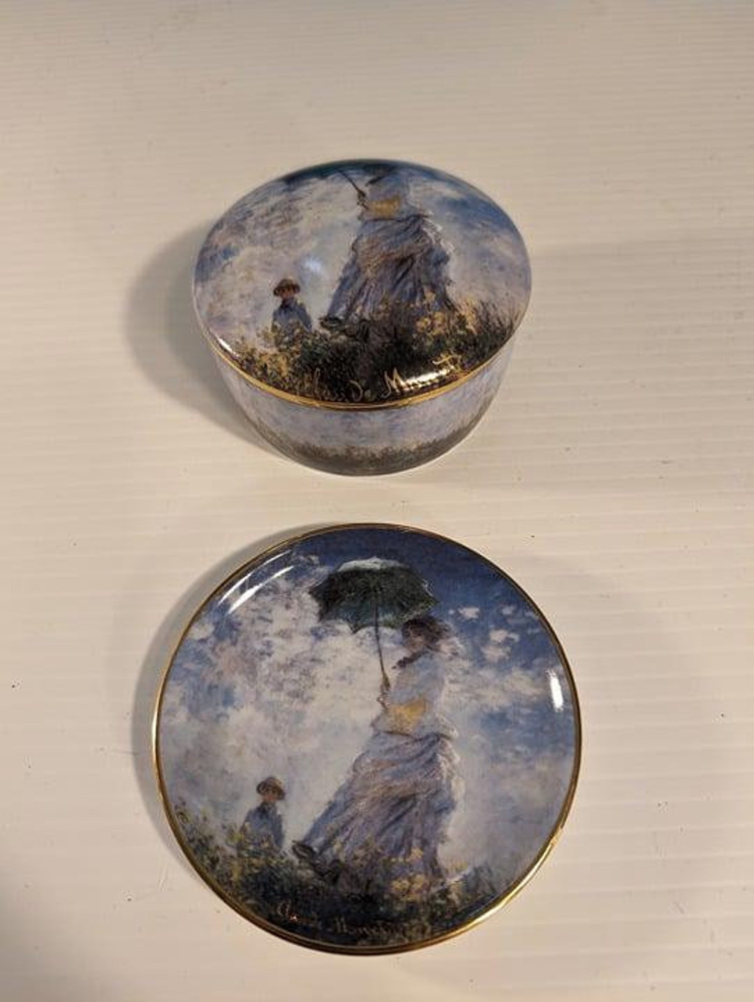 Tasse à Café Goebel Claude Monet - Nymphéas, 500 Ml En Porcelaine D'os, Neuf, Art Décoratif