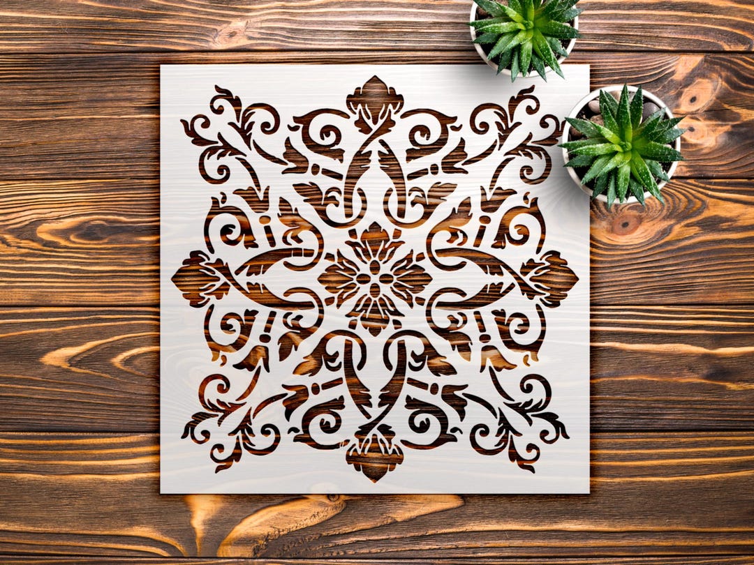 Creative Cut-out Pattern Stencil for DIY Craft Projects and Home Decor ...