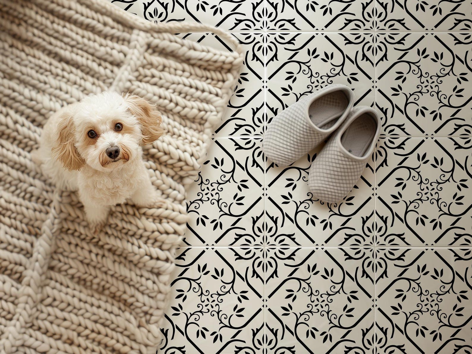 Moroccan Tile Stencil - Reusable Geometric Pattern for DIY Walls - Etsy