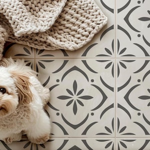 Moroccan Tile Stencil - Reusable Geometric Pattern for Floors and Walls