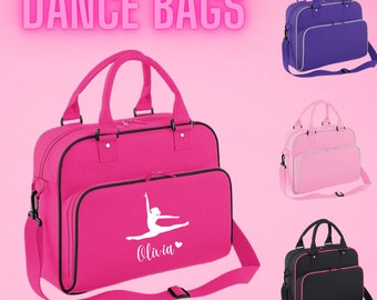 Junior Dance Bag Personalised Name Gymnastics Gym Dance Cheerleading Ballet