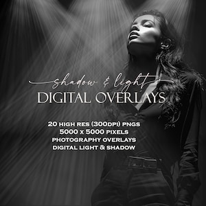 Shadow and Light Digital Overlay Bundle (20), Photoshop Overlays, Light Overlay, Photoshop Editing, Window Overlay, Window Shadow, PNG