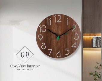 Tree Branch Wall Clock | Rustic Wall Decor | Nature Inspired Home Decor | Unique Clock | Tree Branch Clock | Unique Wooden Clock