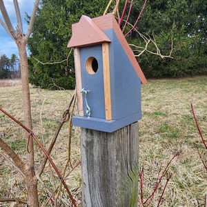 Handmade Solid Wood Bird House