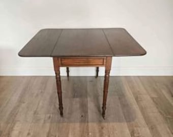 Pembroke Drop Leaf Table, Vintage, Victorian