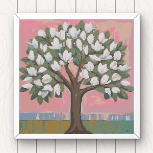Kreuzstich Anleitung Magnolien Baum Abstrakt Kreuzstichmuster Anleitung Kreuzstichmuster pdf Kreuzstichmuster Kreuzstichvorlage