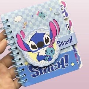 Cuaderno Stitch: un bonito diario en espiral, un regalo de papelería kawaii