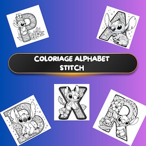 Páginas para colorir com o alfabeto em ponto cruz – 26 letras divertidas para imprimir! (Download digital)