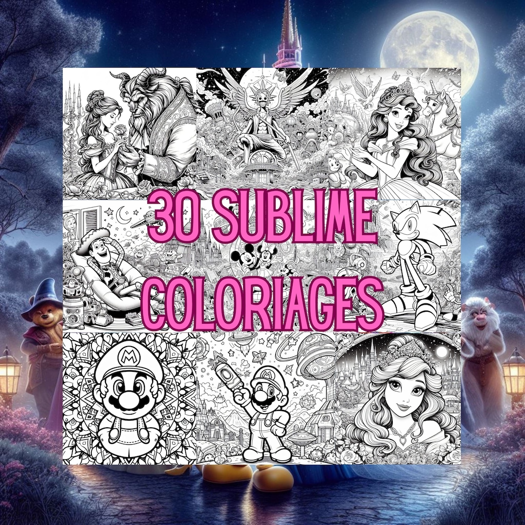 30 Sublime Coloring Pages - Etsy