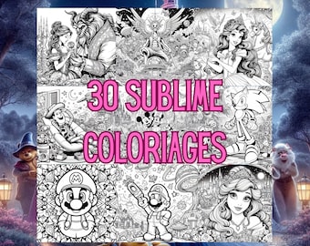 30 Sublime Coloring Pages