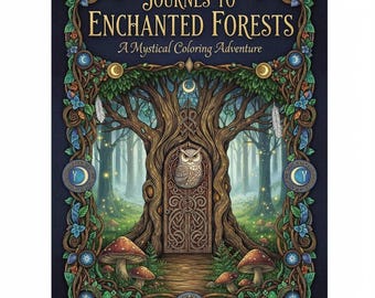 Sacred Woods Art Therapy: 30 Anti-Stress Illustrations for a Nature Escape.