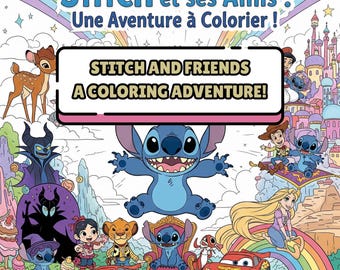 Stitch And Friends a Coloring Adventure