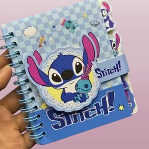 Cuaderno Stitch: un bonito diario en espiral, un regalo de papelería kawaii