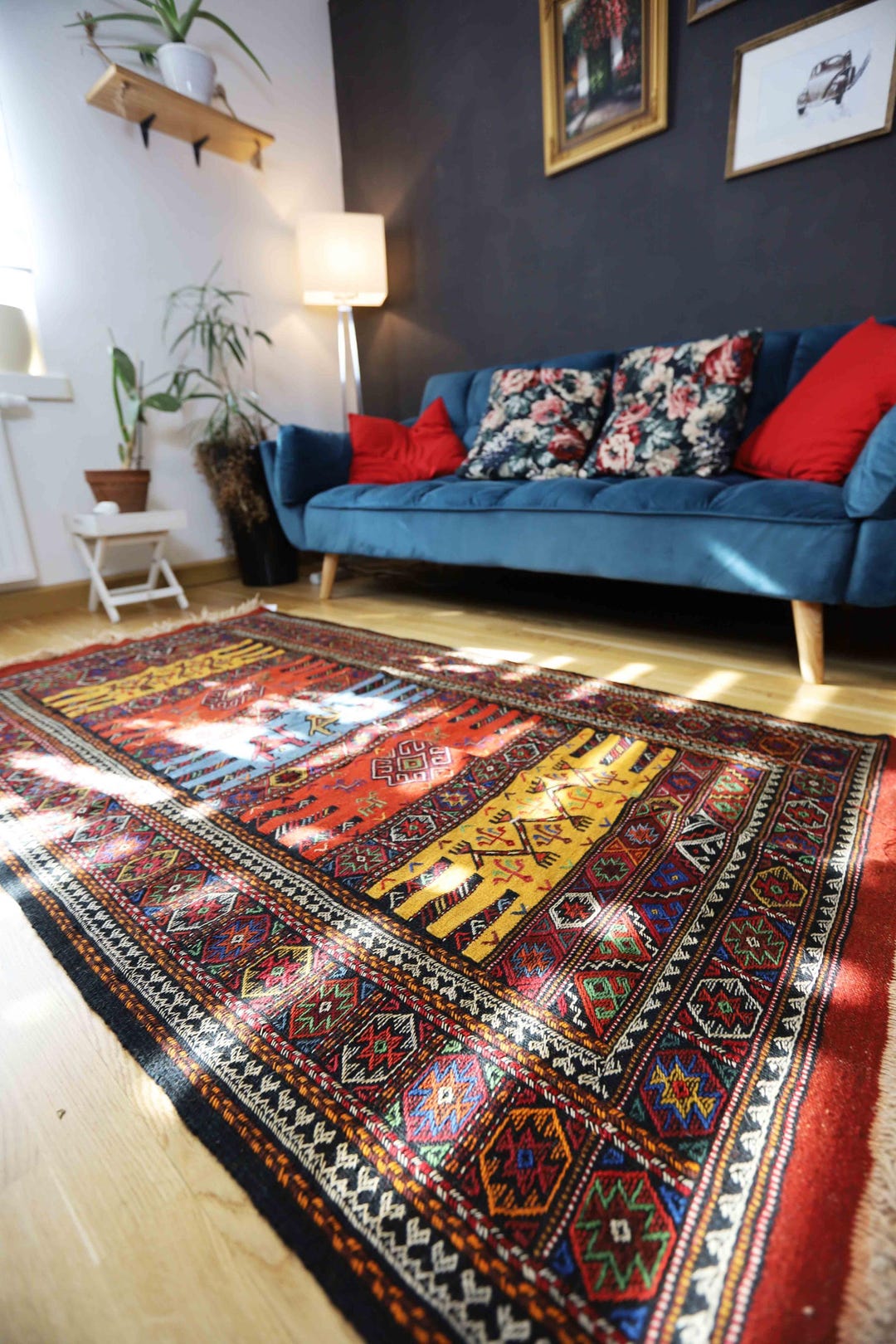 HOUSSE DE COUSSIN KILIM - Moutarde | France