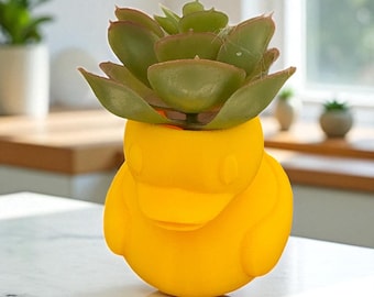 3d printed duck planter, Jeep duck planter